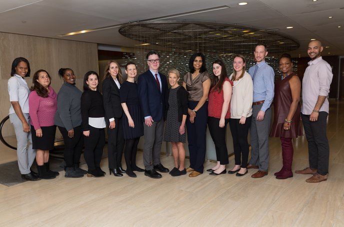 A group photo featuring the faculty and staff of MS Center